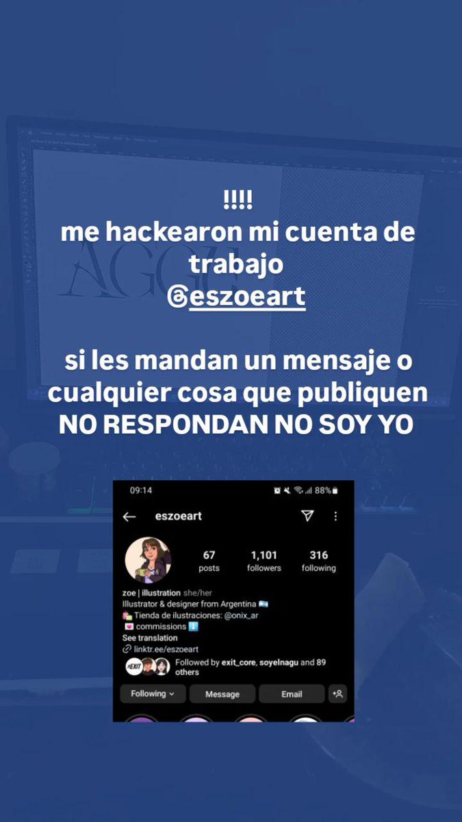 itzoearttt's tweet image. PLS READ 
My instagram eszoeart has been hacked so if they contact you/post anything DO NOT REPLY it isn&apos;t me!