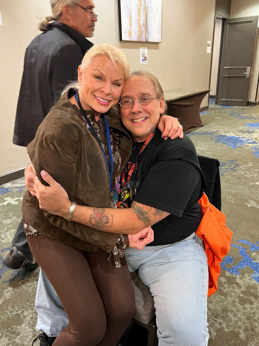 Reminiscing about the warm feelings I have for my Chiller family. I have known Phil Holthaus well over a decade. He does security. He is a true dear friend. Love seeing him and sharing hugs &amp; giggles. Enjoy your life &amp; all that’s in it. #chillertheatre #ko  #me  <a href="/ChillersTheatre/">ChillersTheatre</a>