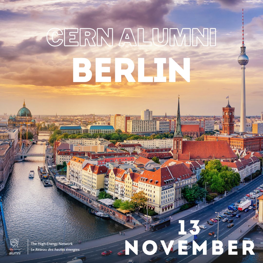 cernalumni's tweet image. #Berlin #CERNAlumni Gathering

When?
🗓️ Wednesday, Nov 13
⏰ 19:00
📍 Hofbräu Wirtshaus Berlin – Just ask for “CERN” at the door!

Reserve your spot if you plan to join, to help us with the reservation: alumni.cern/events/160341

✨Yara &amp;amp; Rodrigo, CERN Alumni Berlin Group Managers