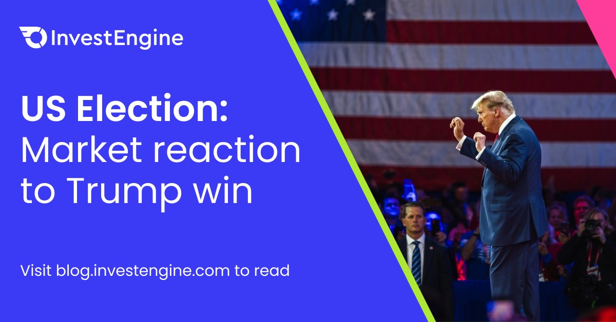 [Capital at risk] 🚨 Markets react to Donald Trump’s US Election win 🚨

As the count is finishing up, Donald Trump has declared victory in the US Election. Catch our full breakdown for more insights on what the result could mean for investors. 📊👇

blog.investengine.com/us-election-ma…