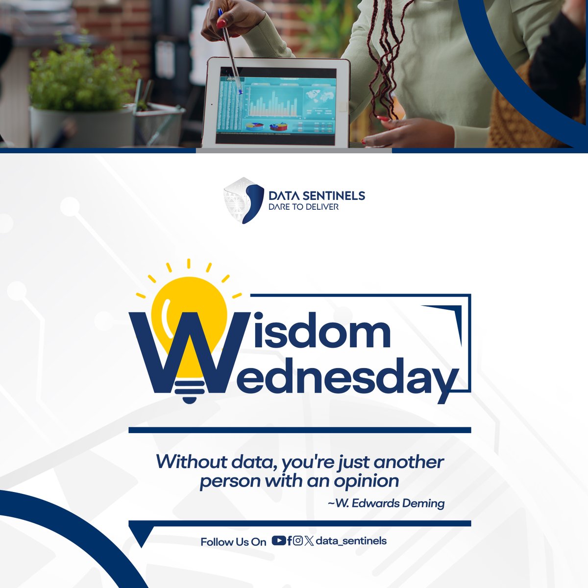 Data_Sentinels's tweet photo. Without data, you’re just another person with an opinion.’ #WisdomWednesday reminder that data is the compass for every decision. Want to make data work for you? Connect with us today!
#DataSentinels #DigitalTransformation #DataDriven #BusinessInsights #Analytics https://t.co/iJgoI6g3p3
