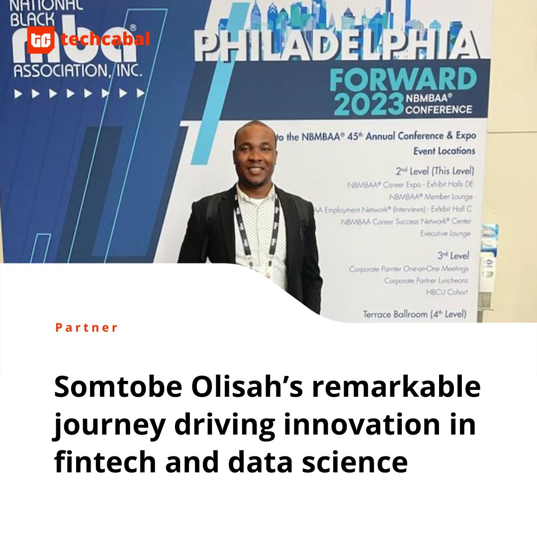 TechCabal's tweet photo. Data science engineer, innovator, and visionary, Somtobe Olisah is driving data and fintech innovation in emerging markets. 

Serving as chief operations officer and lead data scientist of the payment platform OnUs Financial Services Ltd, he is at the forefront of championing economic empowerment and financial inclusion in Africa.

Click here to read how he is driving innovation in fintech and data science: https://t.co/GOQBmae3QD