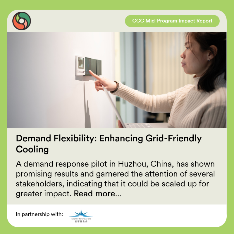 CleanCoolCollab's tweet photo. #Cooling demand during #HeatWaves strains the grid, so we're working with Energy Foundation China to explore how #SmartCooling could ease peak loads &amp; reduce emissions.

Learn more about this work ➡️ https://t.co/MWMACo8mD7

#ClimateAction #ActOnCooling #DemandResponse #China