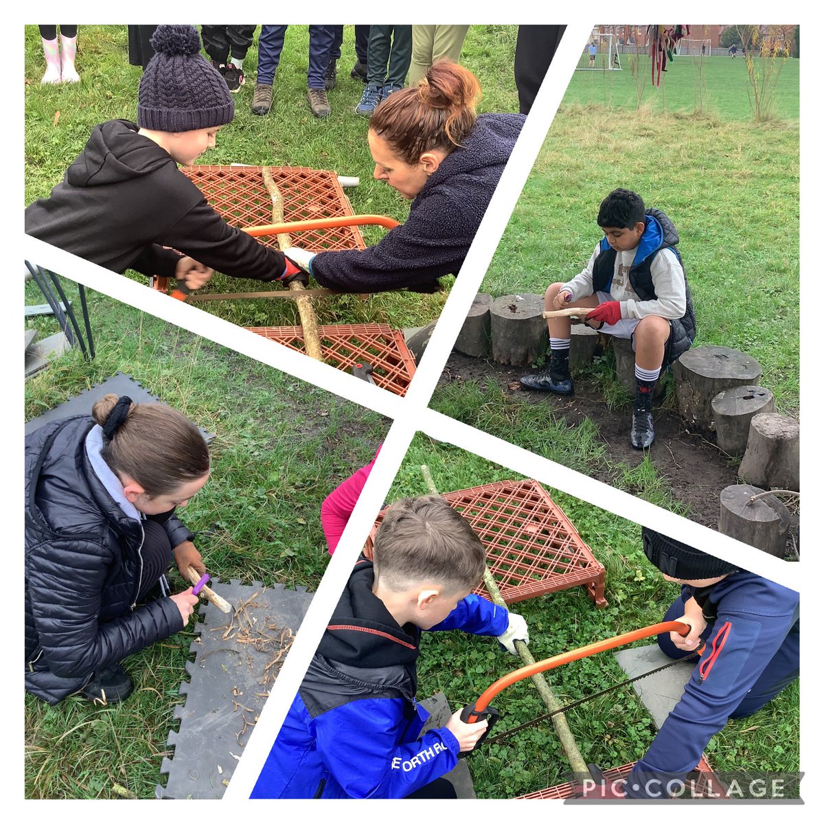 Ms McDermott (@msmcdermottta) on Twitter photo Year 6 had a great time in forest school, learning how to safely cut wood to make speaking sticks and leaf mobiles. Then they enjoyed French toast and toasted marshmallows, followed by free play time. <a href="/Inspire_Ashton/">Inspire Academy</a> <a href="/Hoollddeenn/">Mr Holden Y6B</a> Year 6 had a great time in forest school, learning how to safely cut wood to make speaking sticks and leaf mobiles. Then they enjoyed French toast and toasted marshmallows, followed by free play time. <a href="/Inspire_Ashton/">Inspire Academy</a> <a href="/Hoollddeenn/">Mr Holden Y6B</a>