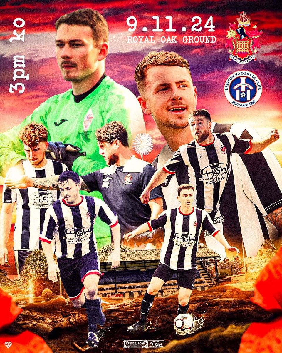 Harwich and Parkeston FC (@officialharwich) on Twitter photo Giant Killing ✅
Back to Business ⏳
Enjoyed last night? Well fear not… we are back in action this Saturday afternoon when we return to league action! ⚽️
🆚 <a href="/leistonfc/">Leiston FC</a> under 23’s
3pm Kick off. Club open from midday.
We need the incredible support and atmosphere from Giant Killing ✅
Back to Business ⏳
Enjoyed last night? Well fear not… we are back in action this Saturday afternoon when we return to league action! ⚽️
🆚 <a href="/leistonfc/">Leiston FC</a> under 23’s
3pm Kick off. Club open from midday.
We need the incredible support and atmosphere from