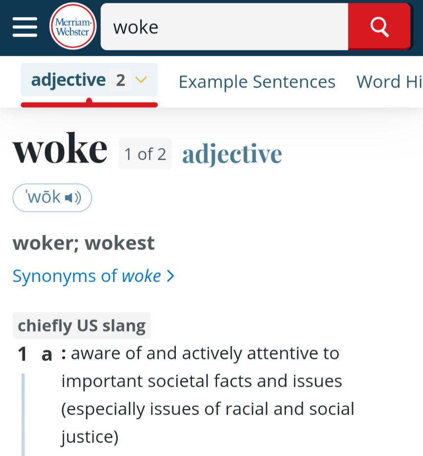 ตัวอย่างของนึกไรไม่ออกโทษ woke55555 คือตัว definition ของ woke มันไม่มีอะไร negative เลยนะ พอเถอะครับ การเป็น anti-woke โดยไม่ได้เข้าใจคำว่า woke ไม่ได้ทำให้คุณดูฉลาด

fun fact: actively being anti-woke might be considered as being woke too