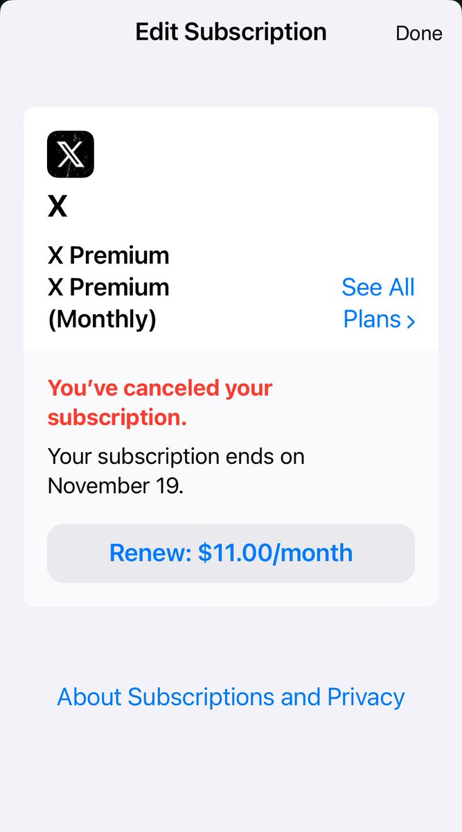 Subscription cancelled.Next up, deactivating my account.