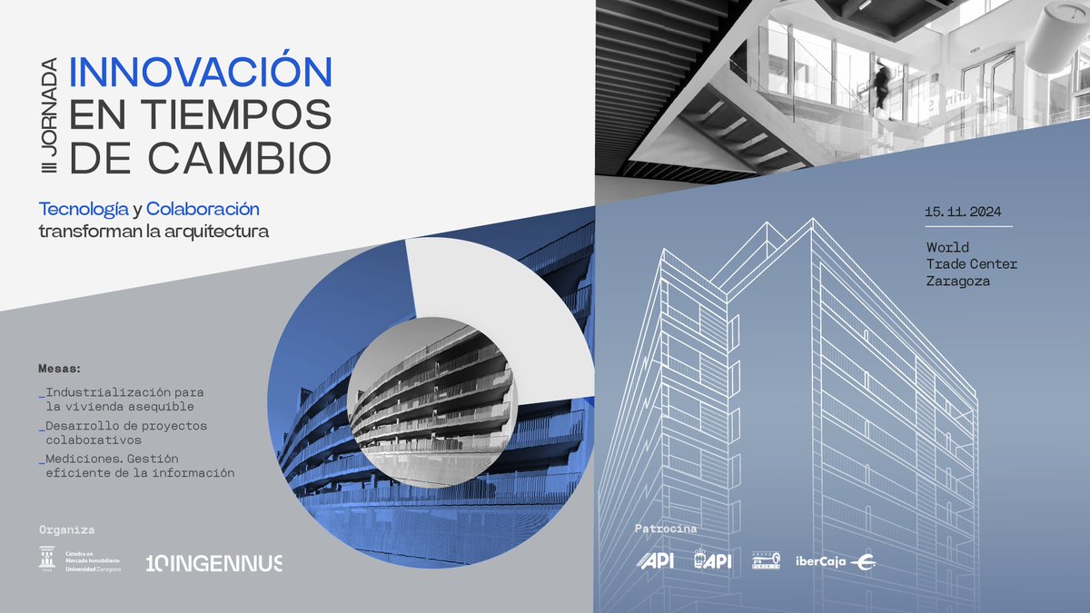 🚀 ¡Últimas plazas para la III Jornada de la Innovación!🏠💡

No te pierdas este evento sobre industrialización para la  vivienda asequible, proyectos colaborativos y mediciones para gestión eficiente de la información. 

🔗n9.cl/vmrlx