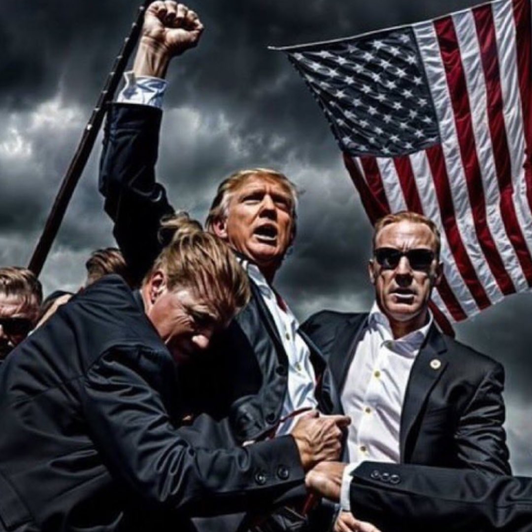 GreenDragonPod's tweet photo. Thanks be to God!! Our 47th President of the United States. Donald J Trump. 

#maga #trump2024 https://t.co/rvZGO0FkbS
