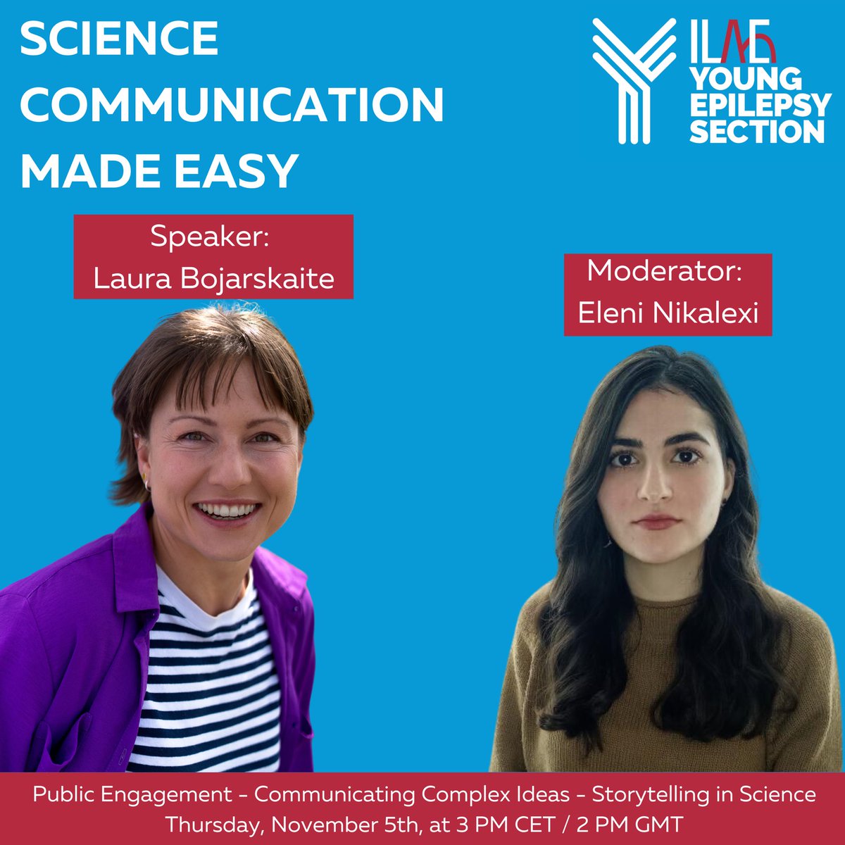 Join us for one more interesting session in the #skillsdevelopmentworkshop tomorrow - Learn how to Communicate ideas clearly, Effective messaging and Engaging diverse audiences

us06web.zoom.us/meeting/regist…

<a href="/laurabojarskai1/">Laura Bojarskaite</a> <a href="/CecilieNome/">Cecilie G. Nome</a> <a href="/Sebasortizdelar/">Sebastian Ortiz, MD</a>