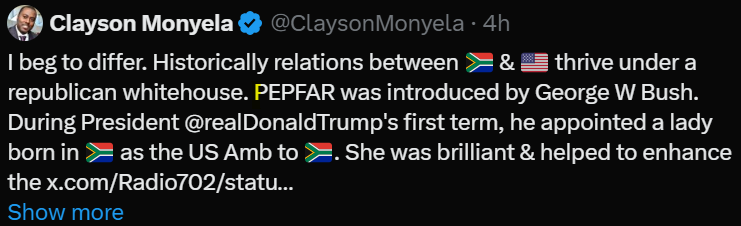 [THREAD] Republican-led foreign policy is bad news for SA, which has the world's biggest #HIV treatment programme. The #gagrule bans orgs and governments from providing or promoting terminations regardless of whose money they’re using to do it. #Trump expanded this to apply to
