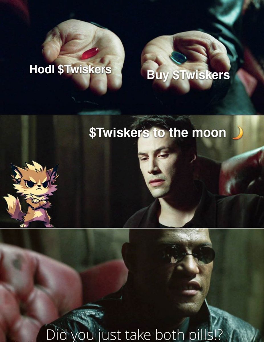 Defigirl1000x's tweet image. If you want this to become reality buy some $TWX 
This @TwiskersToken team are full of fucking Legends 
#TWX #twiskers #memecoins #1000x #1000xgem2024 
t.me/twiskers