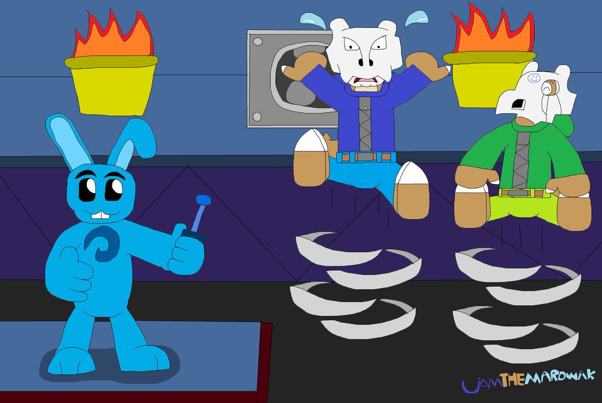 LiamTheMarowak's tweet photo. Tony the Rabbit is watching Liam and Jack do the wind temple trials. #marowak #pokemon #cubone #fanart #gamefreak #nintendoart #wind #trials #tornado #temple #pokesonaoc #element #pokemonfanart #elemental #windelement #training #bunny #elementalpower #nintendofanart #floating https://t.co/sIbPmWY5Ly