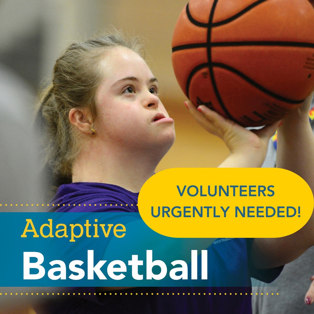 Turnstone's Sports and Rec team urgently need volunteers for our Adaptive Basketball program which begins TONIGHT from 5-6 pm and runs on Wednesdays through Dec. 11. If you're available to help, visit ow.ly/HZZJ50U0Uw0 OR just come to the Plassman Athletic Center at 5pm.