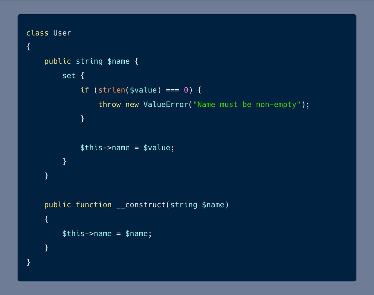 luisdalmolin's tweet image. Property Hooks are coming to PHP 8.4 👏