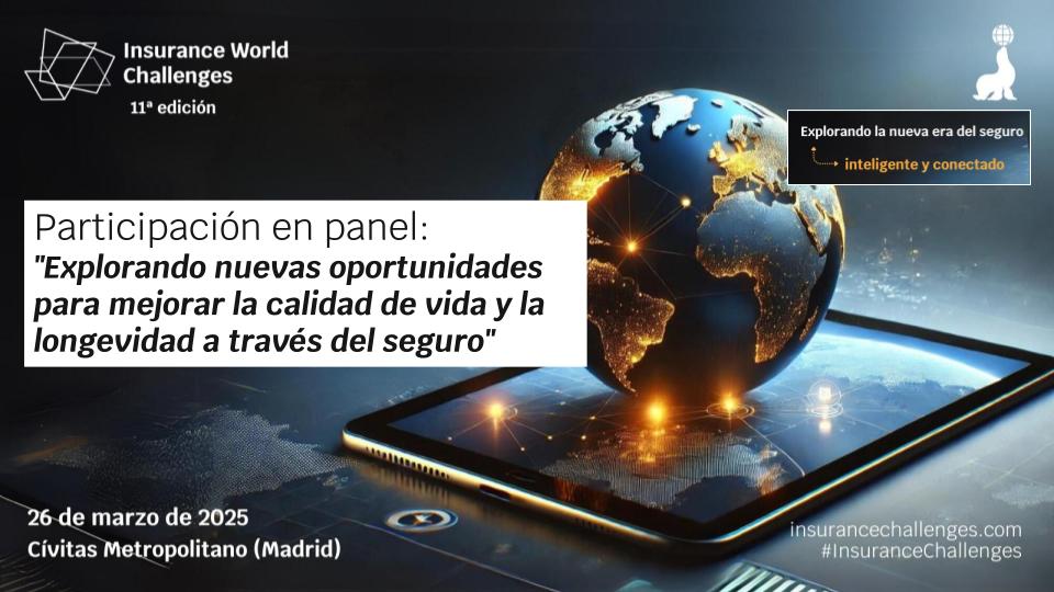 🌍 "Explorando nuevas oportunidades para mejorar la calidad de vida y la longevidad a través del seguro". Otro panel de #InsuranceChallenges organizado junto a <a href="/InsurtechComHub/">Insurtech Community Hub</a>. Si deseas ¡Súmate! Contacta iwc@communityofinsurance.com o agendavideollamada calendly.com/isabel-orejana…