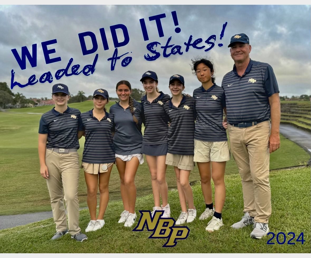 NBPSGolf's tweet image. The girls did it. Congratulations NBP Girls Varsity qualified for the FHSAA State Championship yesterday. Very proud of you all.