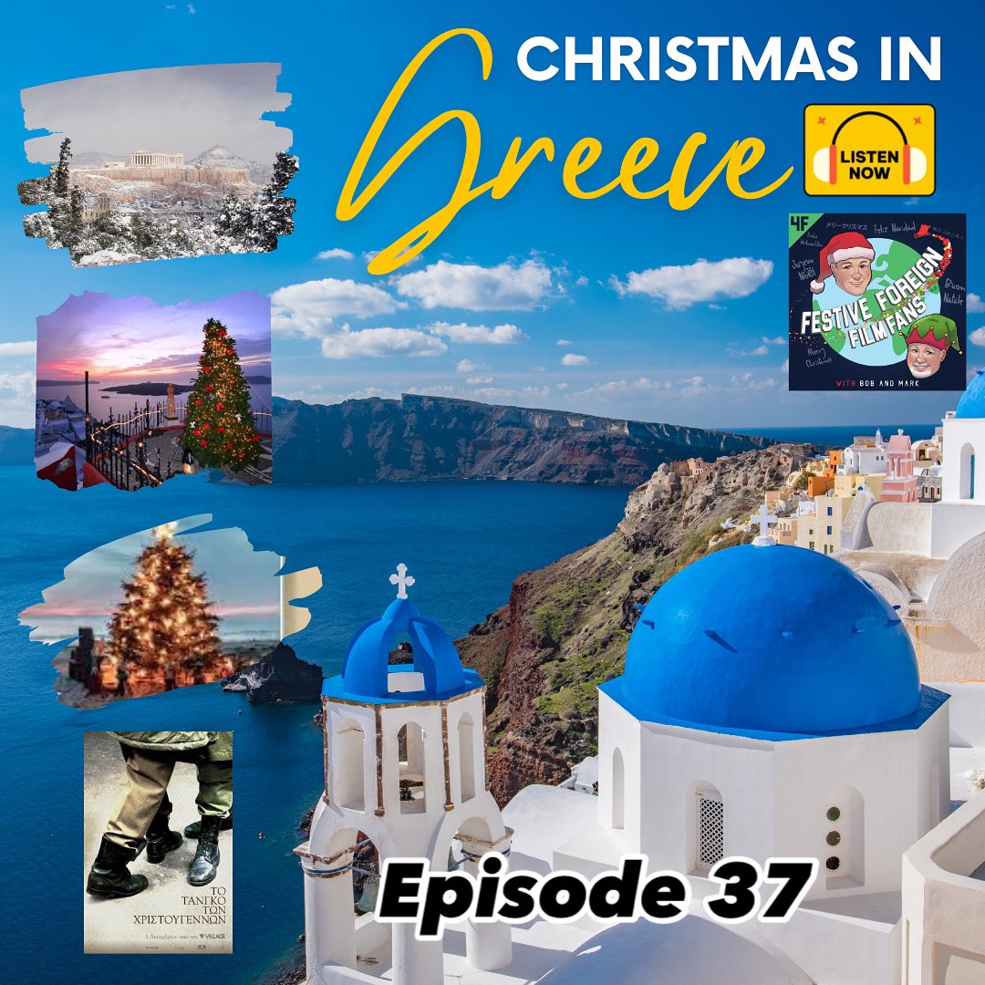 FestiveFilmFans's tweet photo. The Festive Fans are on Yuletide visit to the Greek Islands.  With stunning Santorini and fun-filled Mykonos, who needs Christmas?  WE DO! https://t.co/8WEDUBauO9
