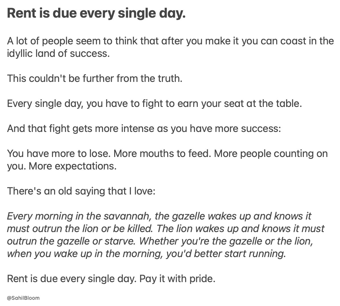 SahilBloom's tweet photo. This is a painful truth nobody told you about success: https://t.co/df9MHAjpnV