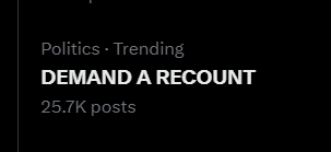 KittenFox_55's tweet photo. Demand a recount
#Recount2024 #DoNotConcedeKamala https://t.co/3UJdGq7Flb