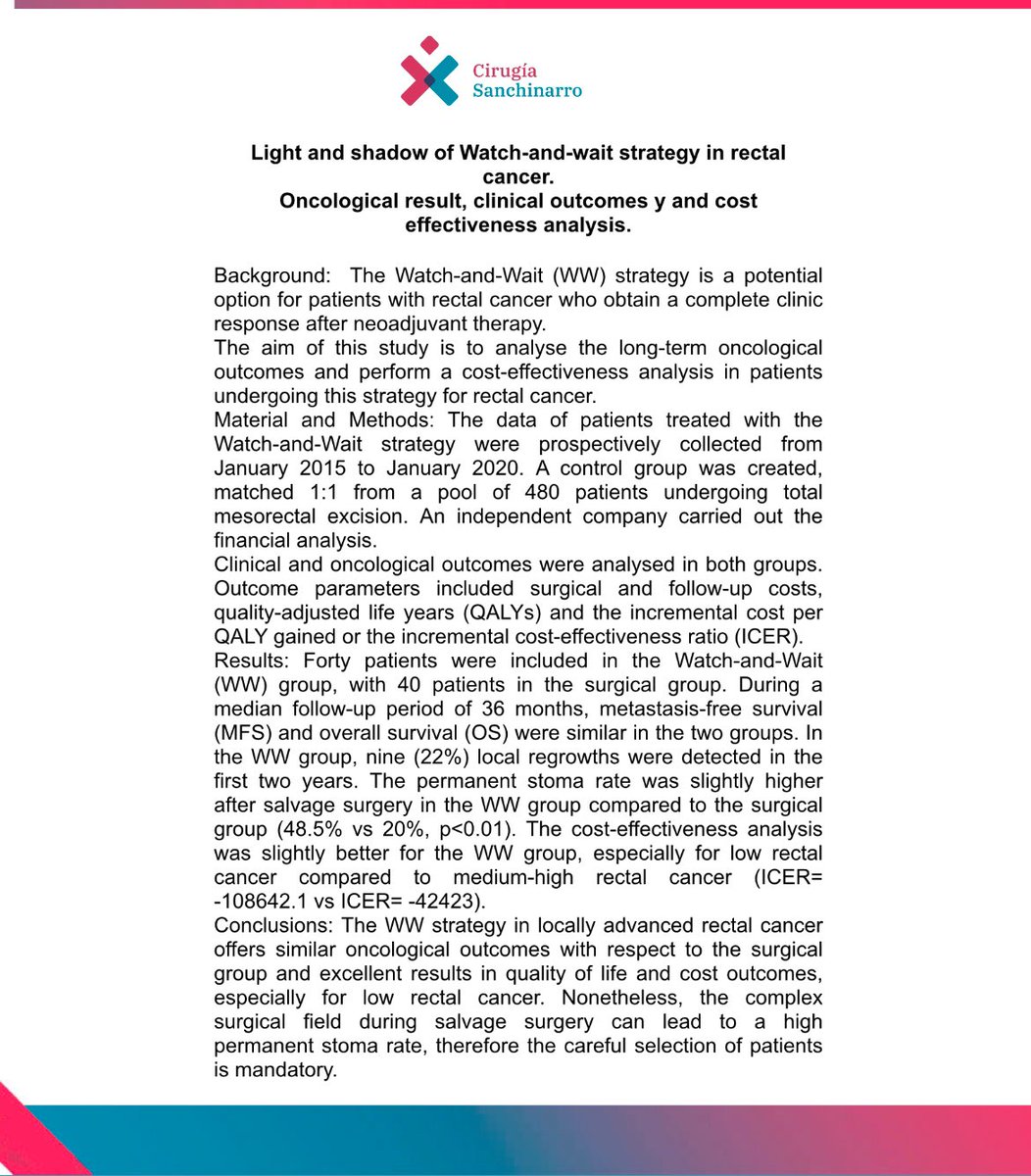 CirugiaSanchi's tweet photo. 35th National Surgery Congress
These contributions reflect the commitment of the General Surgery Service at Sanchinarro to innovation and the advancement of surgical oncology treatments. Congratulations on this excellent work! #CNC2024 https://t.co/myukhuDwKf