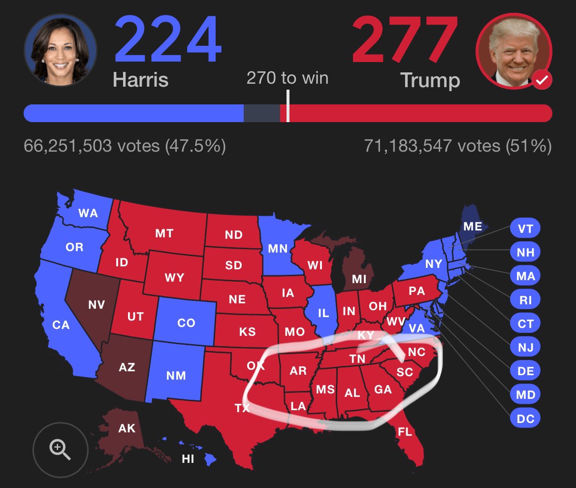 The “greens in the bathtub” comment lost her the south 😂😂😂😂