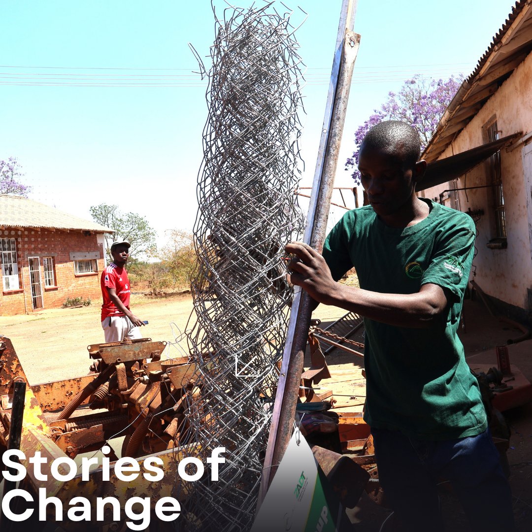 SwedeninZW's tweet photo. Laborius Chawara, 21, from Shamva, is changing lives in his community! With support from @zadtonline's #CAUSEWAYProject, funded by @SwedeninZW, he started a fence-making business, creating jobs & earning $400/month.
#StroriesOfChangeZimbabwe
#StoriesOfChangeSweden
#TeamSweden https://t.co/yBRQLBNckh