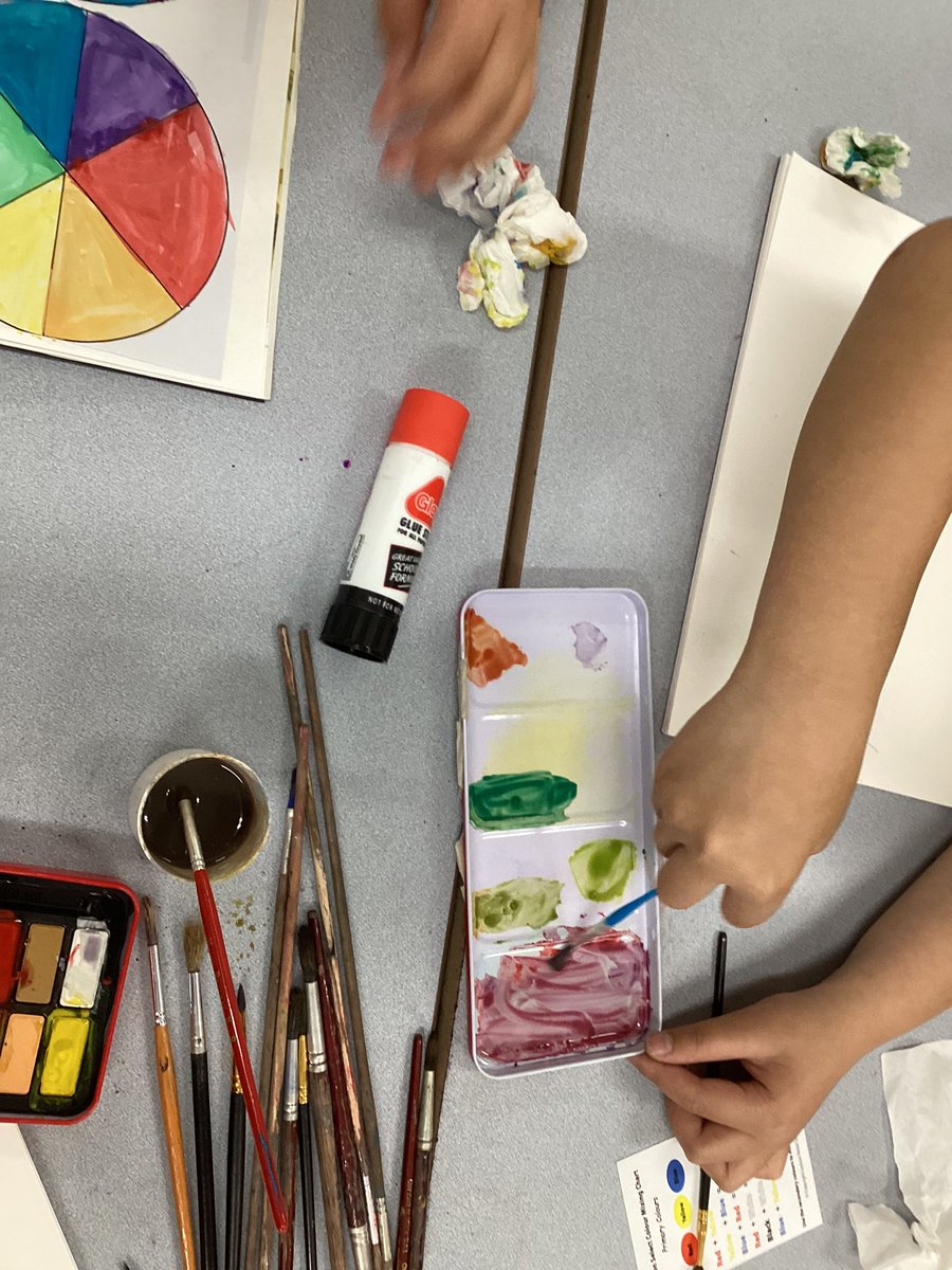 Year 4 have begun art week. We are looking at Vincent Van Gogh and his style of art. The children were great at colour mixing!