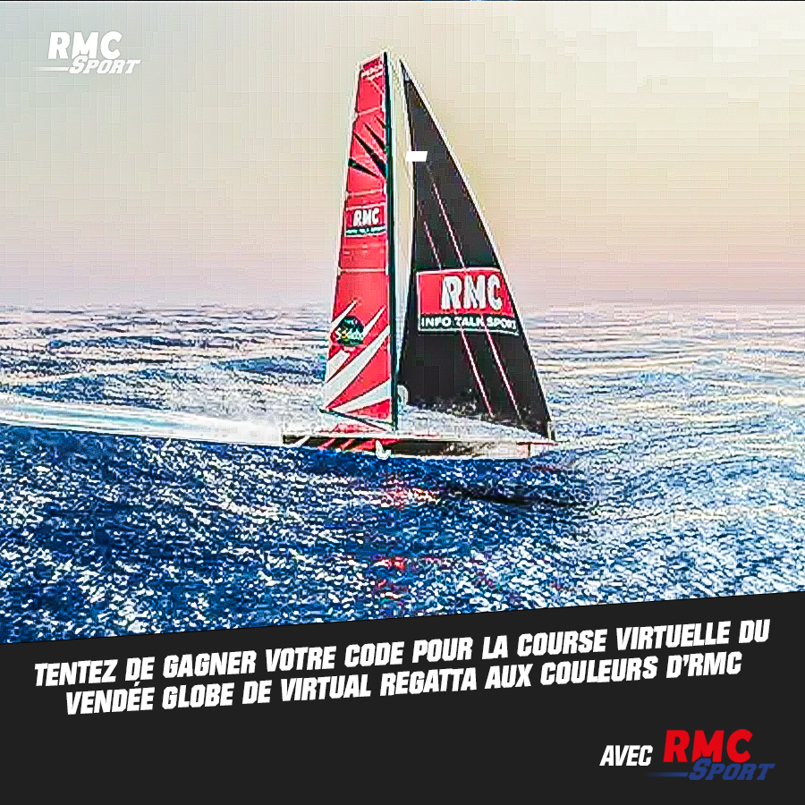 ⛵ RMC Sport t'offre ton code pour participer à la course virtuelle du Vendée Globe de Virtuel Regatta et naviguer comme un pro avec le bateau RMC !

📲 Pour participer, RT + follow <a href="/RMCsport/">RMC Sport</a>, et commente un petit mot gentil.

🍀 Bonne chance à tous !
