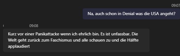 Das was mein Kollege sagt
#USWahl