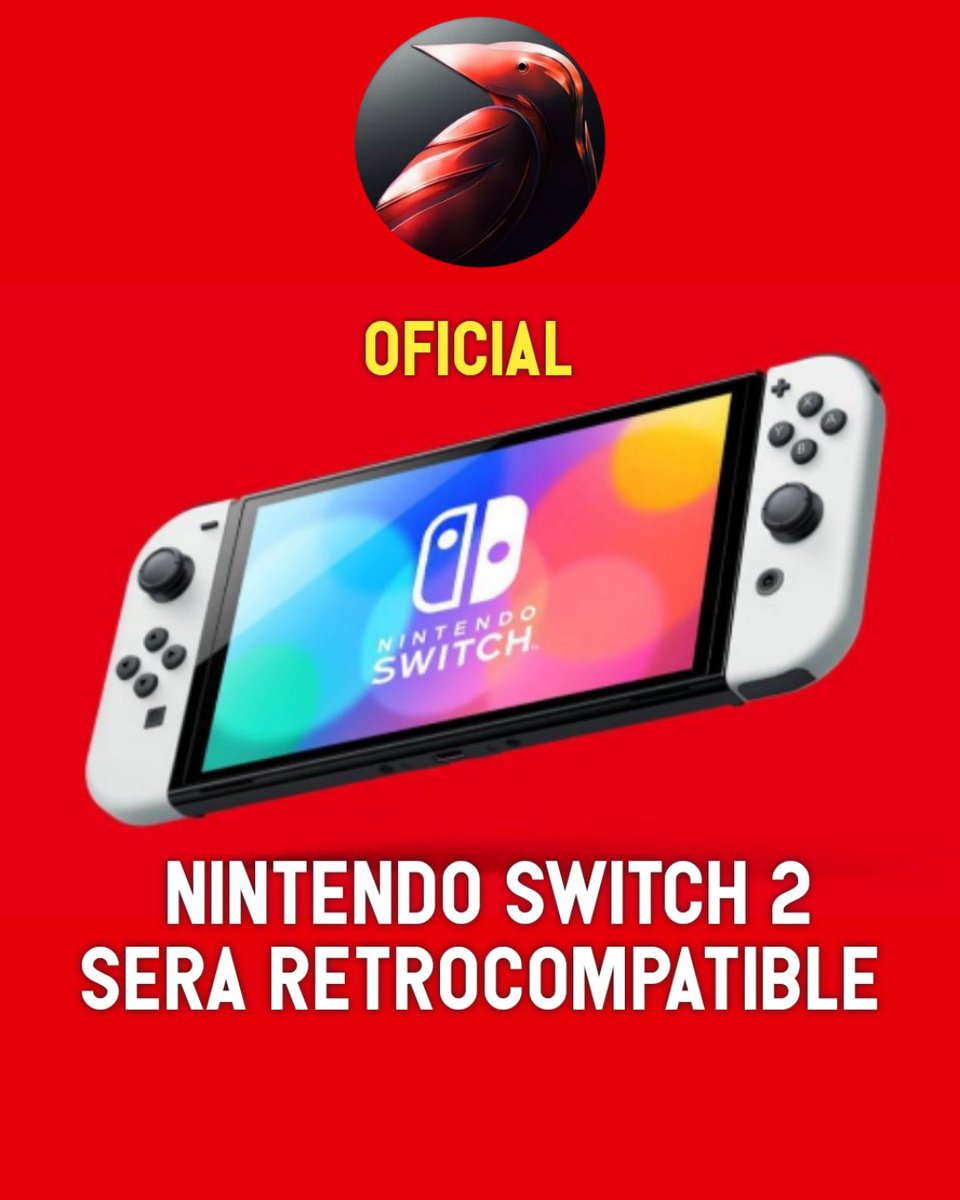 LegionLooterana's tweet photo. 🔴 OFICIAL
El presidente de Nintendo anuncia que la sucesora de Nintendo Switch será retrocompatible.
Una alegría esperada.
#Nintendo #Switch2 #Retrocompatible https://t.co/7BWn9dbnw4