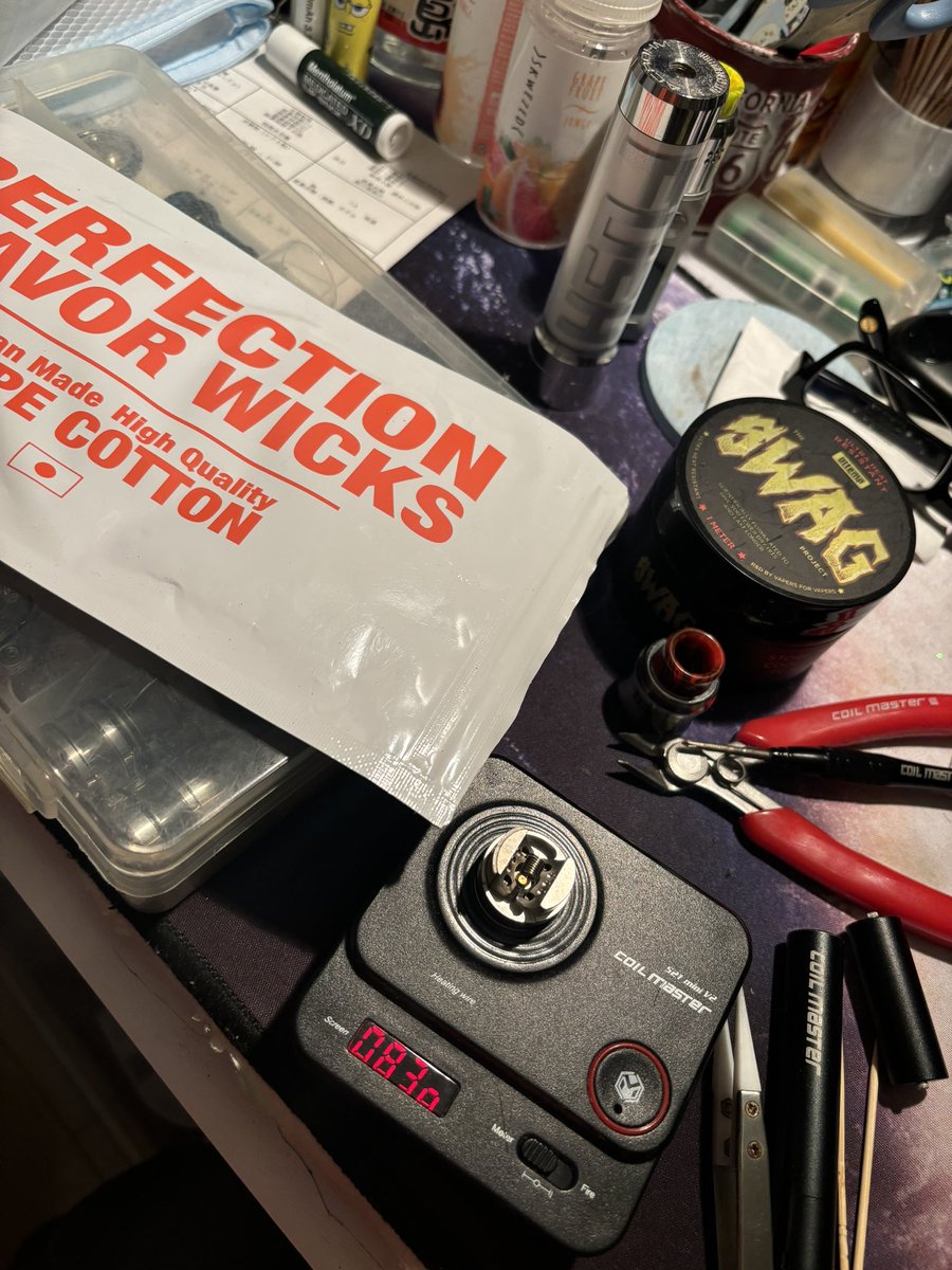 VaperTossy's tweet image. 明日、明後日はTDLインパしてきます❗️
その前にムフフ(๑˃̵ᴗ˂̵)y
ぶっちゃけやり出すと止まらないね❗️
#vape
#FUSH
#TDL
#カッコでぃMODが欲しい