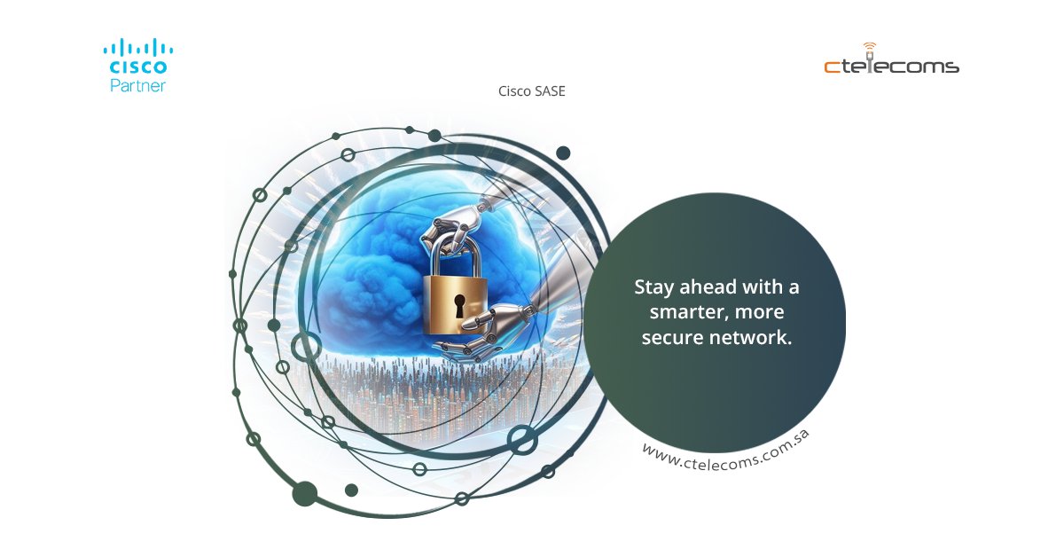 ctelecoms_ksa's tweet image. Moving in today&apos;s technology world is like riding a super-fast train – things change in a flash, and keeping your network safe is more important than ever. We are here to make your move to a smarter and more secure network easier.
Learn how:
ctelecoms.com.sa/L166/Cisco-SASE 

#Cisco_SASE
