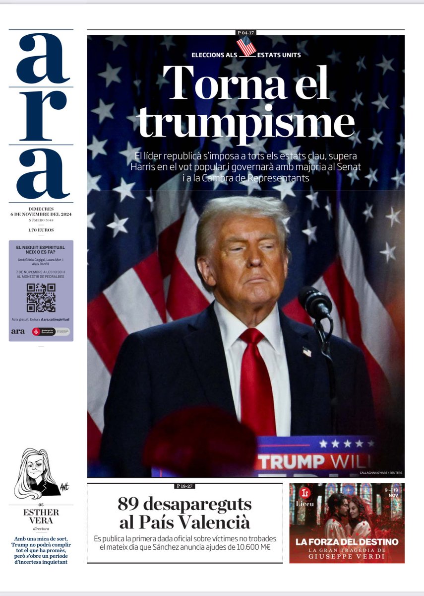 Descarrega’t el pdf amb tota la informació actualitzada de l’elecció de Trump ⁦<a href="/diariARA/">diariARA</a>⁩