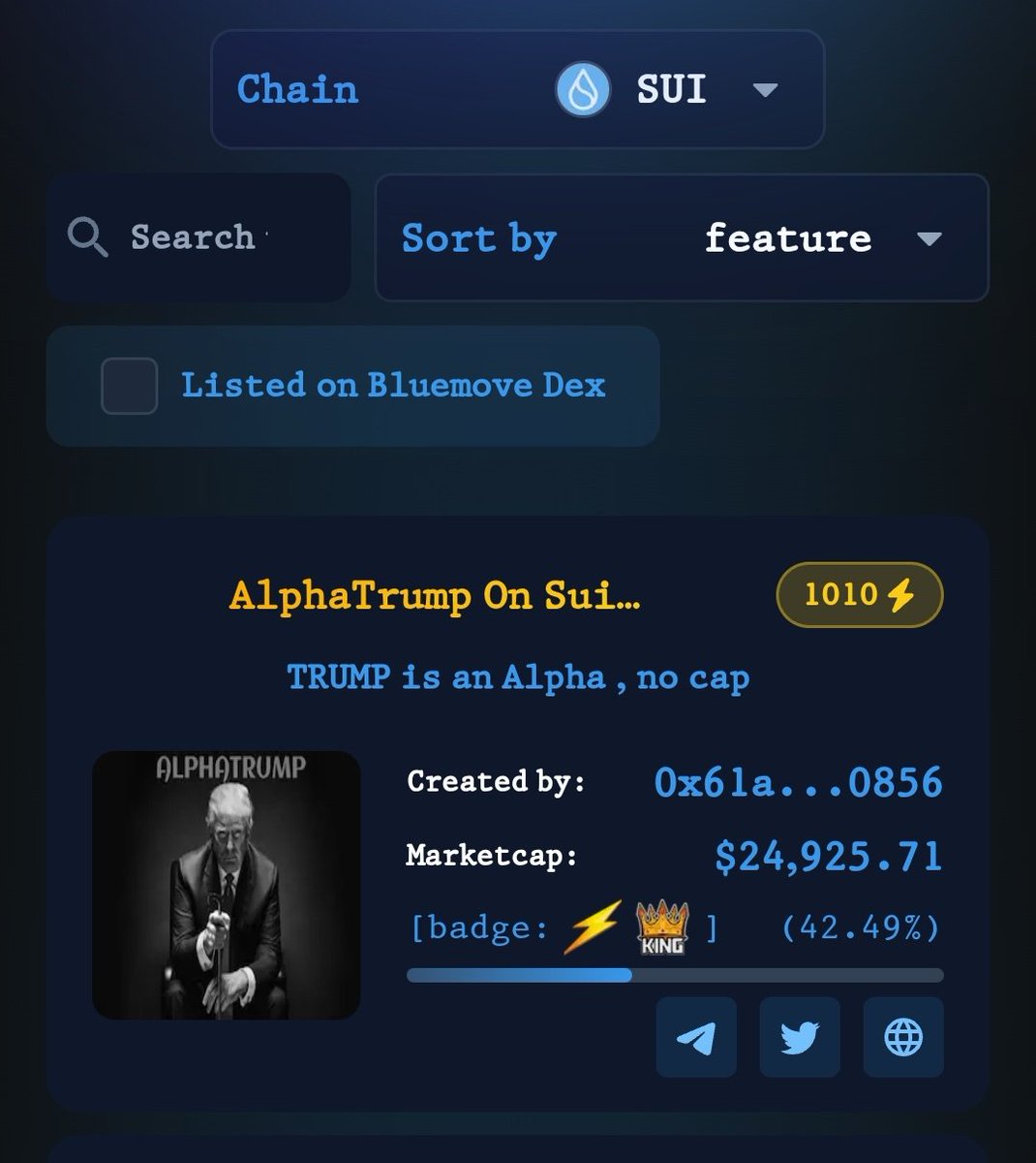 Loki_degod's tweet photo. @matteodotsui And you still fading #ALPHATRUMP ? It's trump szn just apin @alphaTrumpSui
https://t.co/vxqMd1yAL3
#Trump #USAElections2024 #sui https://t.co/mu6RoU351y