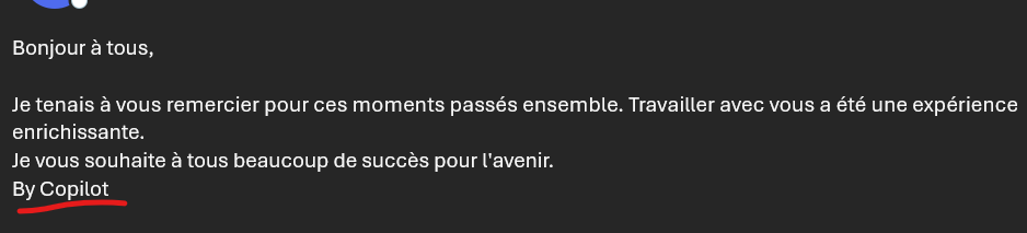 MDRRR le message de départ de la boite de fouuu. By Copilot 😭