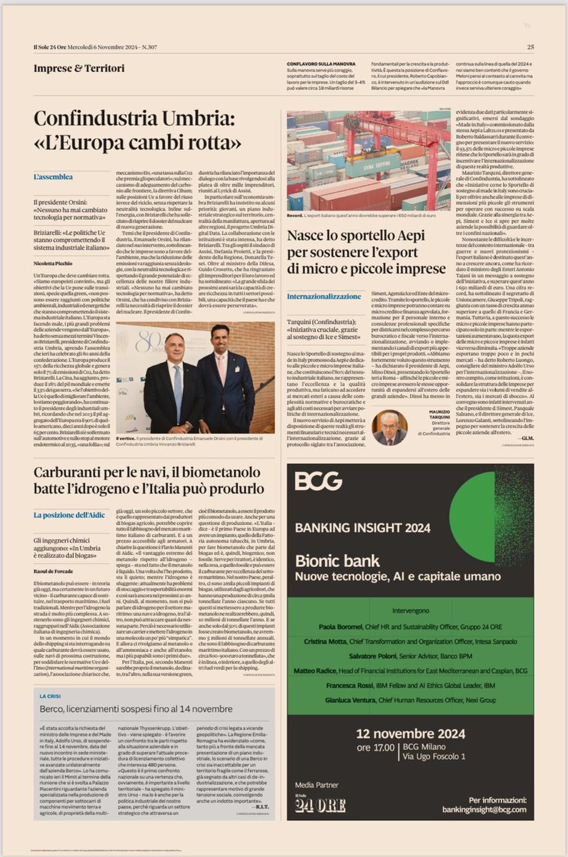 TARQUINI-DINOI 📈 AEPI lancia il Support Desk per le PMI italiane! 🌐 Un progetto di Mino Dinoi, con Simest e ICE, per portare l’eccellenza italiana nel mondo. Scopri di più su Il Sole 24 Ore. #AEPI #EccellenzaItaliana #PMI  #mauriziotarquini #minodinoi
#confindustria 
<a href="/sole24ore/">IlSole24ORE</a>