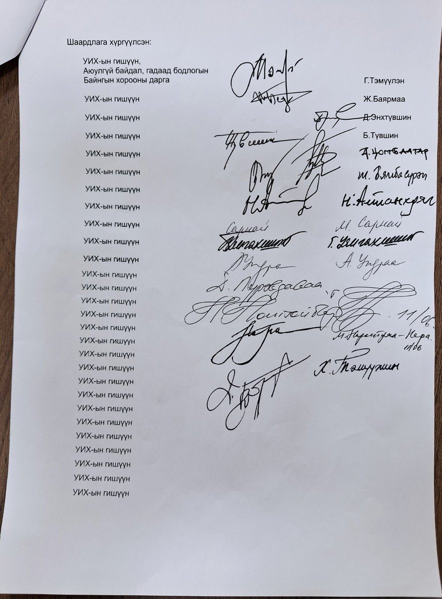 Олон нийтийн эрх ашгийн төлөө гишүүд маань хүрч ирж зурсаар байна…

АН-ын Х.Тэмүүжин гишүүн, ИЗН-ын М. Нарантуяа-Нара гишүүн нэгдлээ, баярлалаа🙏