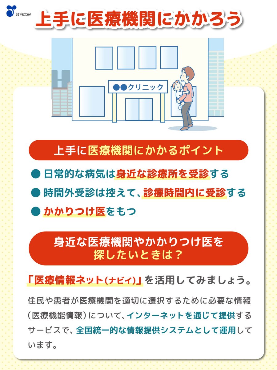 11月は #みんなで医療を考える月間 上手に医療機関にかかれていますか