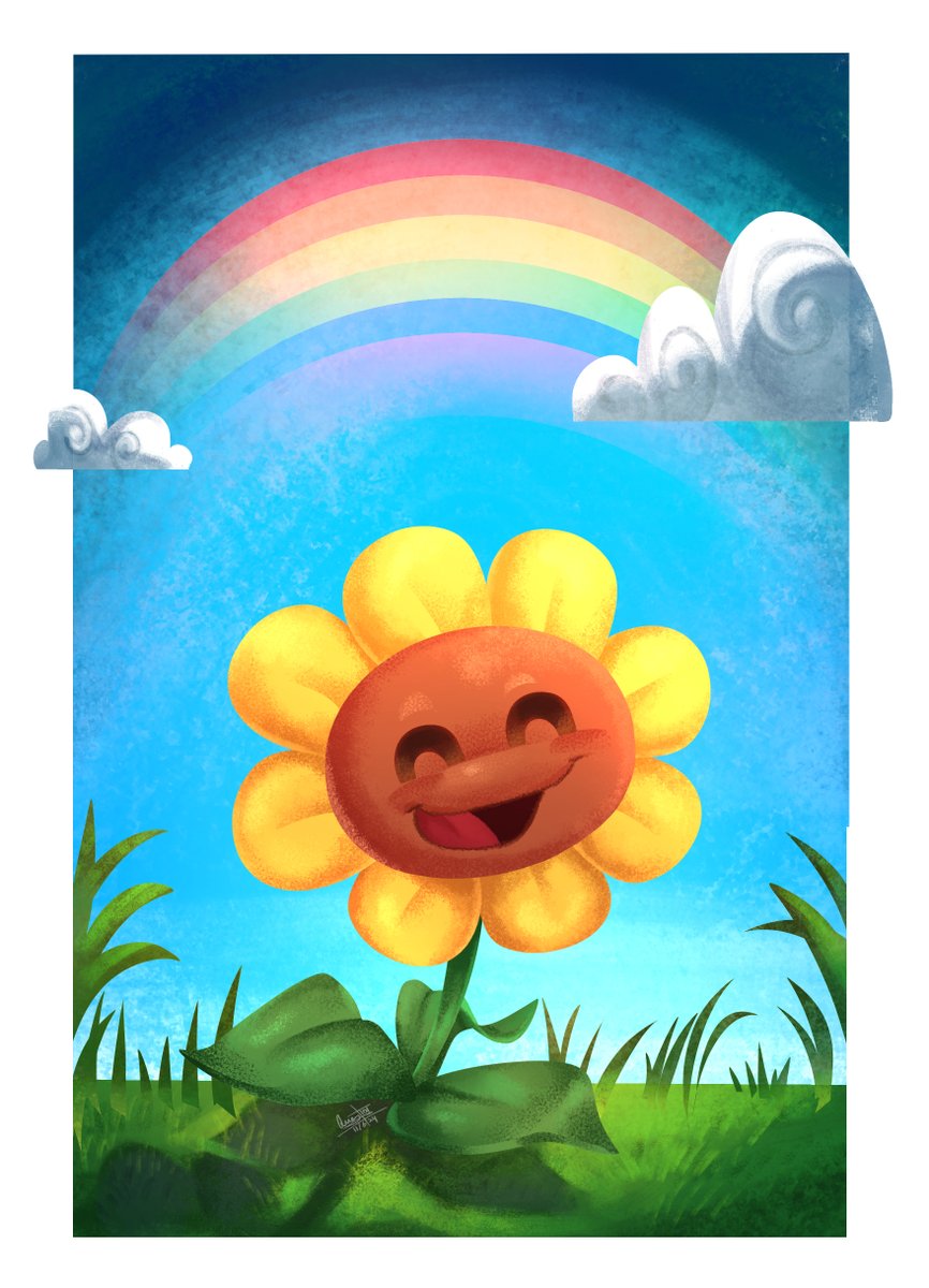 Quest1014's tweet photo. Pokemon drawings are coming back soon, have plant vs zombies flower #pvzfanart https://t.co/CGXTGCjdpd