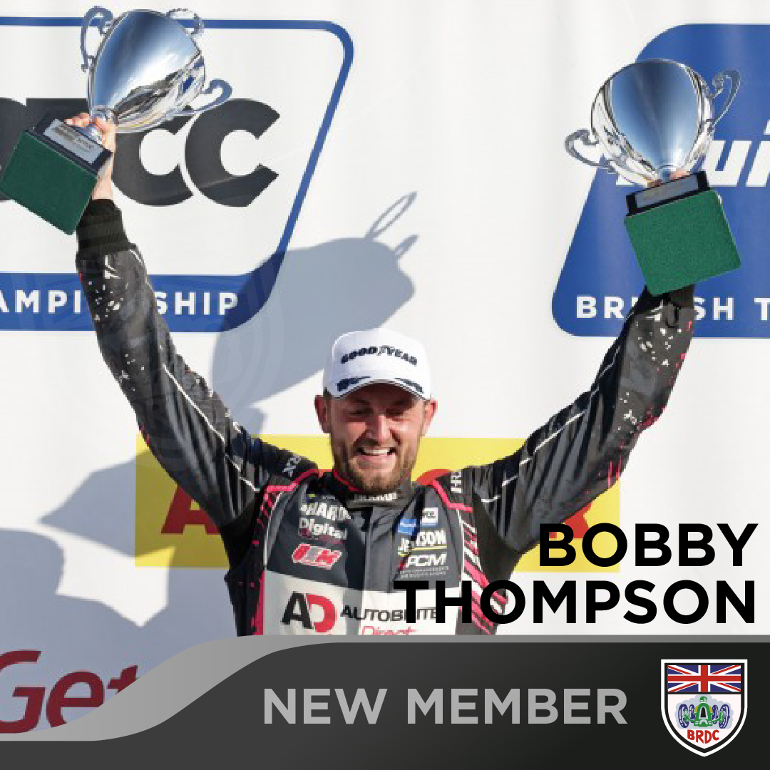 BRDC (@brdcsilverstone) on Twitter photo Catching up with some new Member announcements, we are delighted to have welcomed <a href="/BTMotorsport/">Bobby Thompson</a> to the Club.
The VW Cup champion in 2017, he was named a BRDC Rising Star in 2018 and secured the BTCC’s Jack Sears Trophy in 2022! Catching up with some new Member announcements, we are delighted to have welcomed <a href="/BTMotorsport/">Bobby Thompson</a> to the Club.
The VW Cup champion in 2017, he was named a BRDC Rising Star in 2018 and secured the BTCC’s Jack Sears Trophy in 2022!