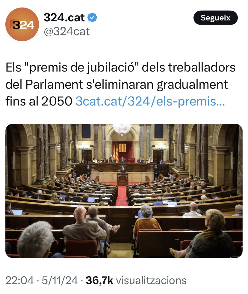 viquirepublica's tweet photo. Sabeu quan trigarà el Parlament a eliminar els premis de jubilació que es cobren, que tant va denunciar i és en el primer que es va posar a treballar per voler eliminar @LauraBorras ? 
25 anys ! 
Cap treballador al país gaudeix d’ aquets privilegis. una inmensa vergonya i indecència 
Anem entenent el lawfare i perqué van apartant a la Laura de tot ? 

Les lluites compartides i jugades mestres d’ uns quants , les estem pagant caríssimes