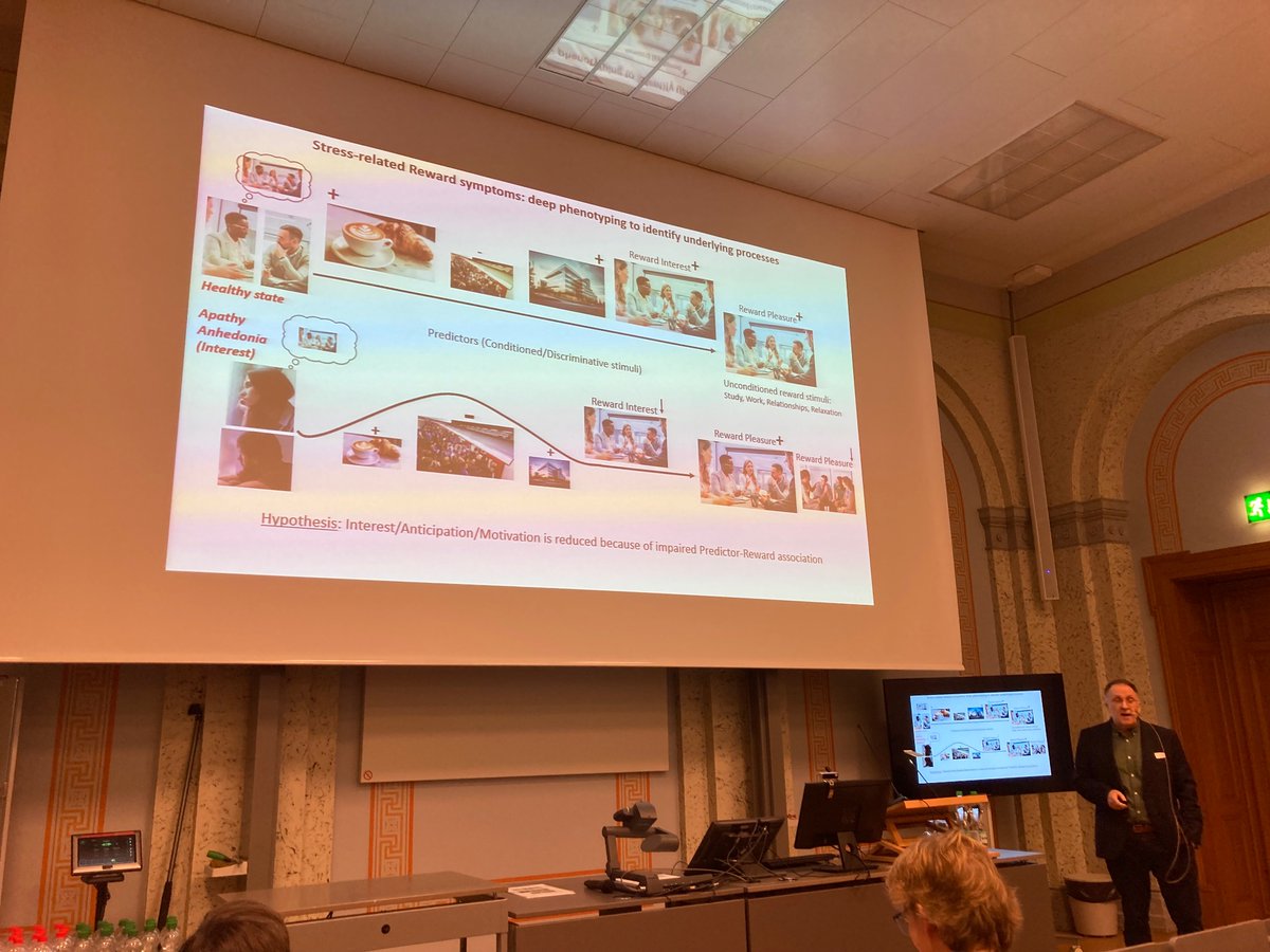 Sebastian Walther (@waltherseb) on Twitter photo Chris Pryce starting the symposium at the <a href="/SwissSsbp/">Swiss Society of Biological Psychiatry (SSBP)</a> annual meeting 2024
Mouse models in affective disorders
<a href="/PsychZurich/">Psychiatric Research Zurich</a> Chris Pryce starting the symposium at the <a href="/SwissSsbp/">Swiss Society of Biological Psychiatry (SSBP)</a> annual meeting 2024
Mouse models in affective disorders
<a href="/PsychZurich/">Psychiatric Research Zurich</a>