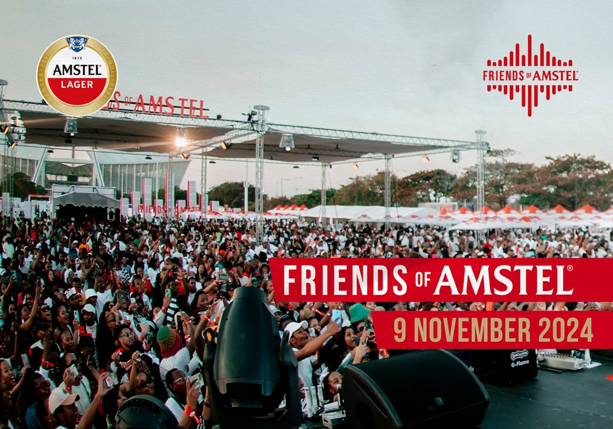 Yfm's tweet photo. Win R2500 and double tickets to Friends of @AmstelSA!

Simply name an artist on the Amstel Main Stage and tag a friend you'd like to join you using #FriendsOfAmstelSA + tag @YFM

If you're chosen, you will go live on air to play two truths and a lie with Supta and Noni on #Unlocked.