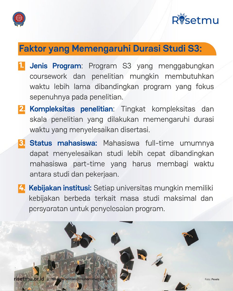 Studi Doktoral kurang dari 2 tahun?
Menurut kamu gimana?

#Muhammadiyah #Diktilitbang #KampusMuhammadiyah #RisetMuhammadiyah