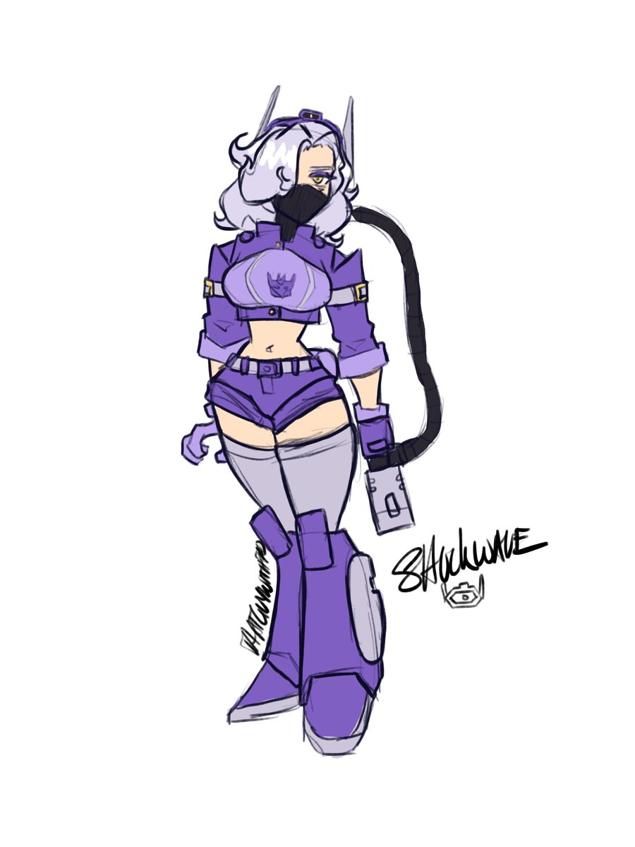 TheGuyWithTacos's tweet photo. A quick little fun doodle of lady Shockwave from Transformers! Hope you enjoy 

#Maccadam #Transformers #transformersart #tfart #shockwave #tfshockwave #transformersshockwave https://t.co/TPu6c884aH