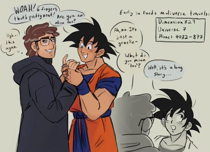 Do y'all fw FordKu #GravityFalls #DBZ 