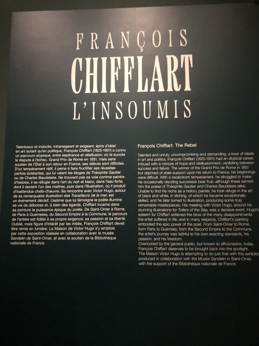 CeciliaJ17's tweet photo. François Chifflart l’insoumis à la Maison Victor Hugo (Paris) du 07 novembre 2024 au 23 mars 2025. Le musée continue ses expositions monographiques de peintres proches de Victor Hugo. https://t.co/04qBE6XM5X