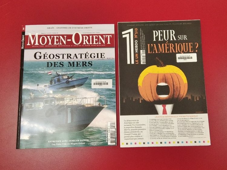 A lire au CDI📰#presse 
👉Moyen-Orient, N° 64
👉Le 1, N°519