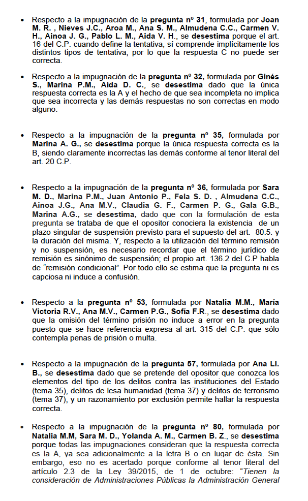 coseju's tweet photo. Publicado el Acuerdo de Anulación e impugnación de preguntas y plantilla definitiva del Turno libre #OposLAJ #OposicionesLAJ https://t.co/xHUhMOZskd